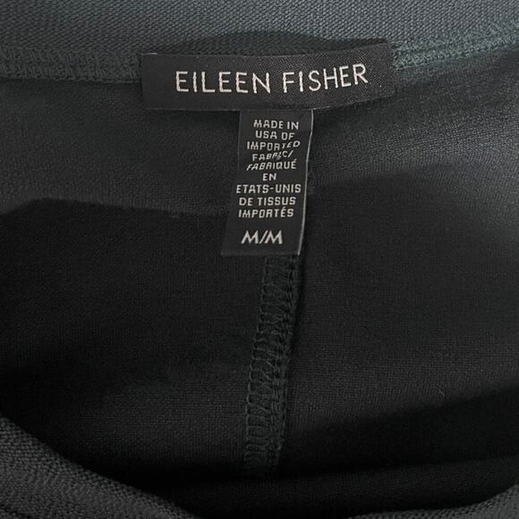 Eileen Fisher Stretch Crepe Crewneck Dress Size Medium - Picture 3 of 4